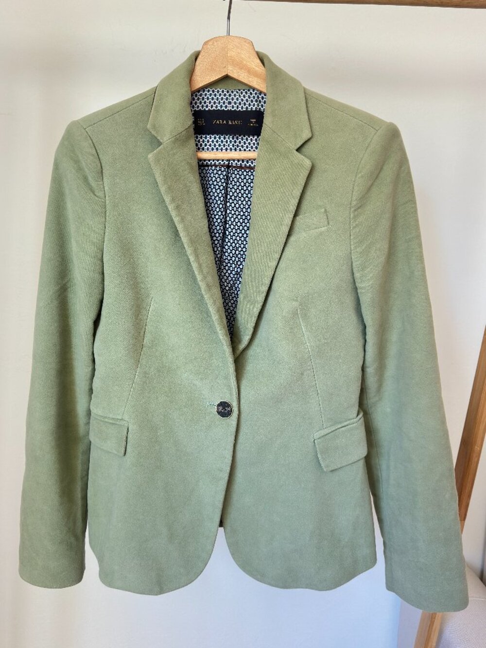 Zara Green Tailored Blazer - Women
